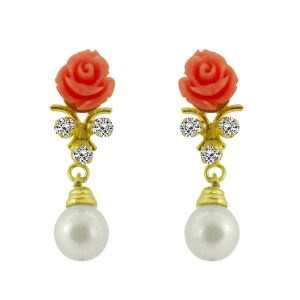 Freshwater pearl earrings