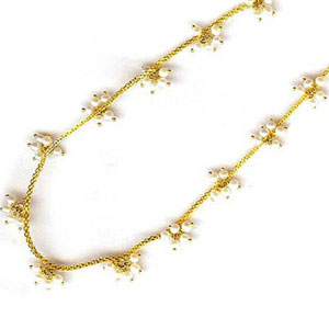 j pearls diwali pearl gold chain