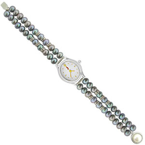 j pearls cz pearl watch