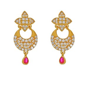 22k gold princess earrings