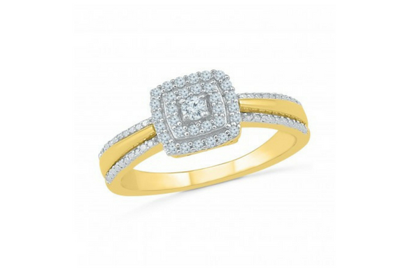 Gold & Diamond ring at jpearls