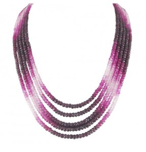 Graceful Unique Precious Gemstone Necklace