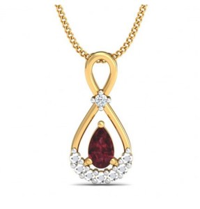 Adhiratha 0.09ct Diamond Pendant